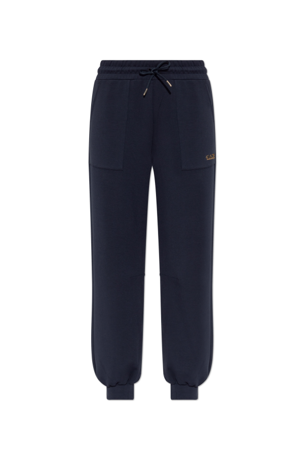 Sweatpants with ribbed cuffs od EA7 Emporio Armani