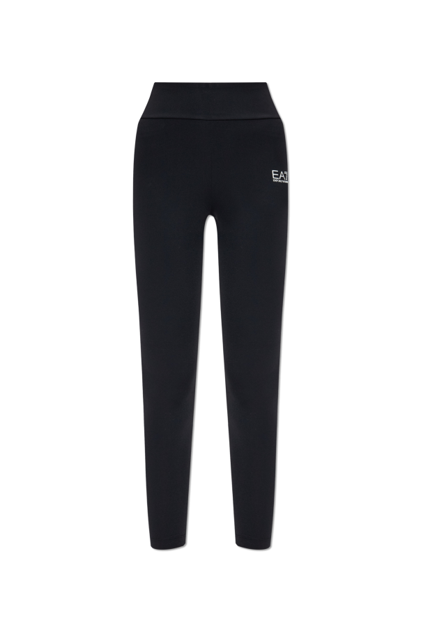 Training leggings with printed logo od EA7 Emporio Armani