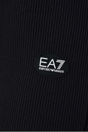 EA7 Emporio Armani Pleated flared trousers