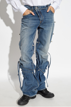 Alexander McQueen Jeans with Laces