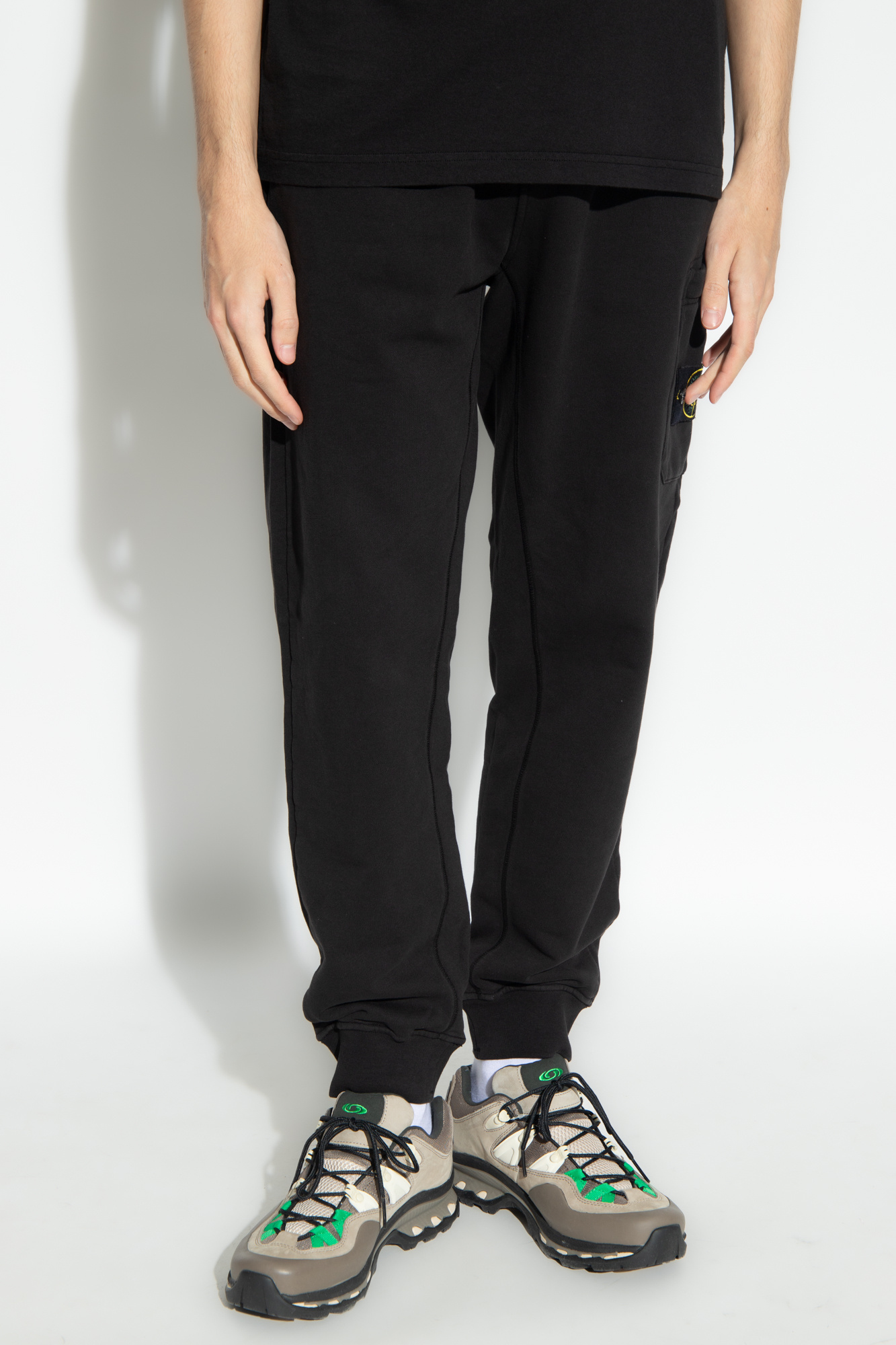 Stone Island Logo-patched sweatpants