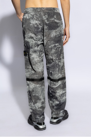 Stone Island Trousers with camouflage motif