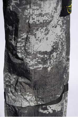 Stone Island Trousers with camouflage motif