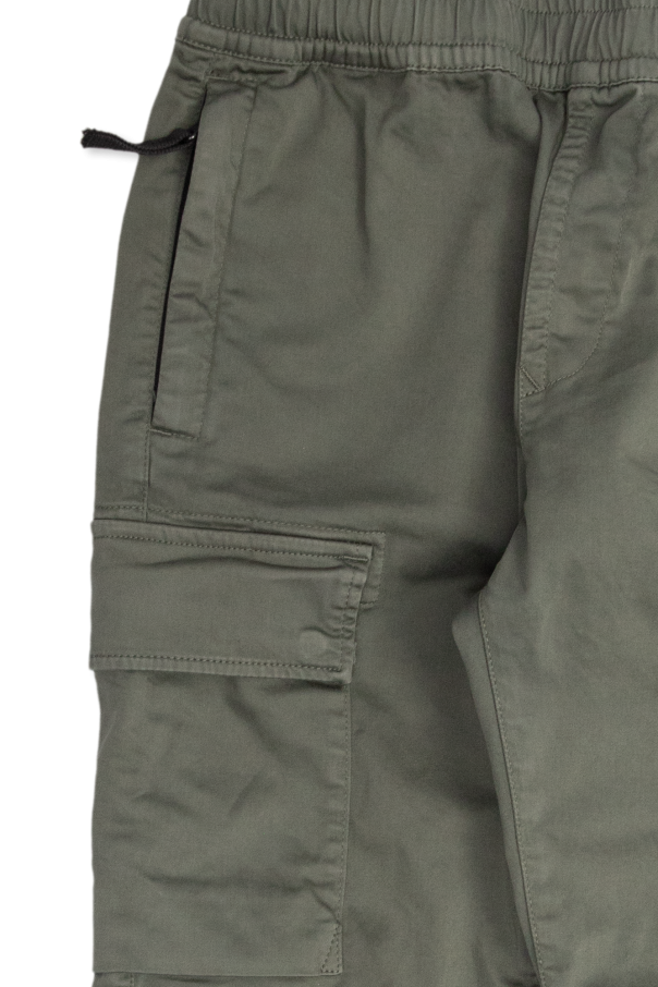 Stone Island Kids Trousers Eight with logo