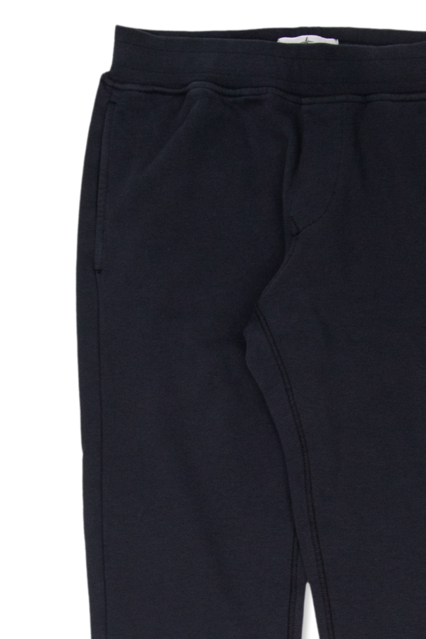 Jeans Baggy Bleu Déchiré Sweatpants with logo