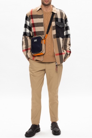 Bawełniane spodnie typu 'chino' od Burberry