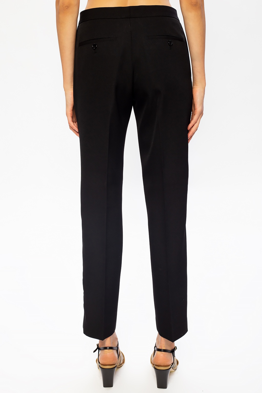 Burberry Wool pleat-front trousers