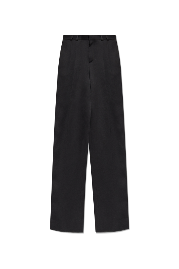 Saint Laurent Silk high-waisted trousers