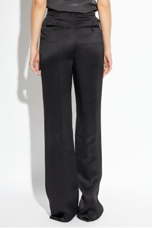 Saint Laurent Silk high-waisted pants