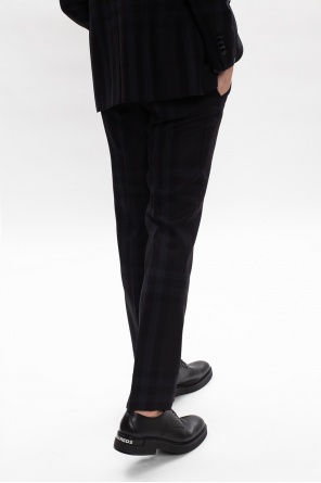 Burberry Wool pleat-front trousers