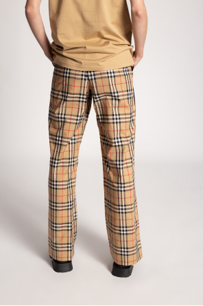 Burberry Trousers with side stripes