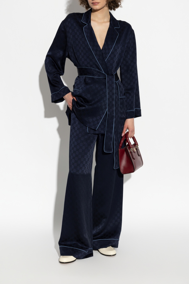 Gucci Pantalones de corte holgado