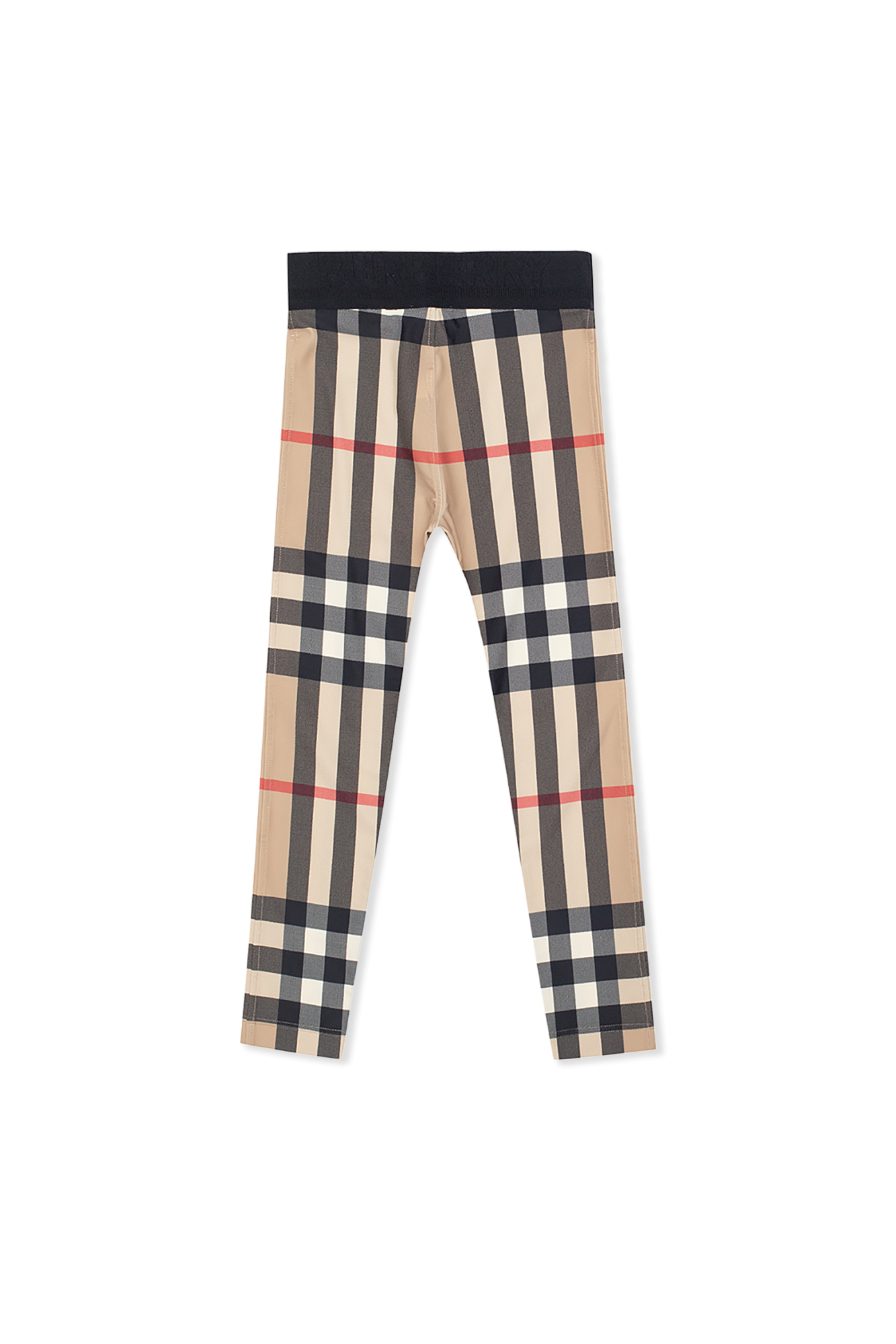 Burberry Kids Checked leggings