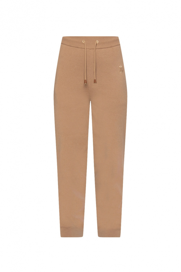 Burberry Wool trousers lace with logo