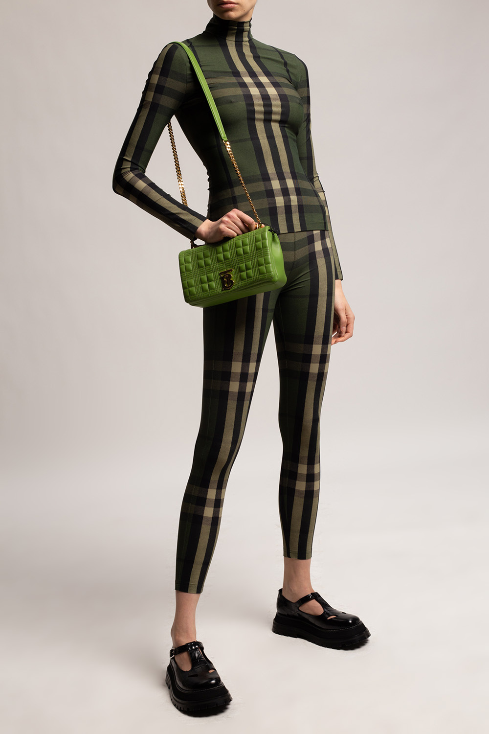 Burberry Checked leggings