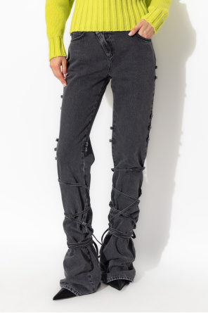 Alexander McQueen Jeans with laces