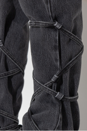 Alexander McQueen Jeans with laces