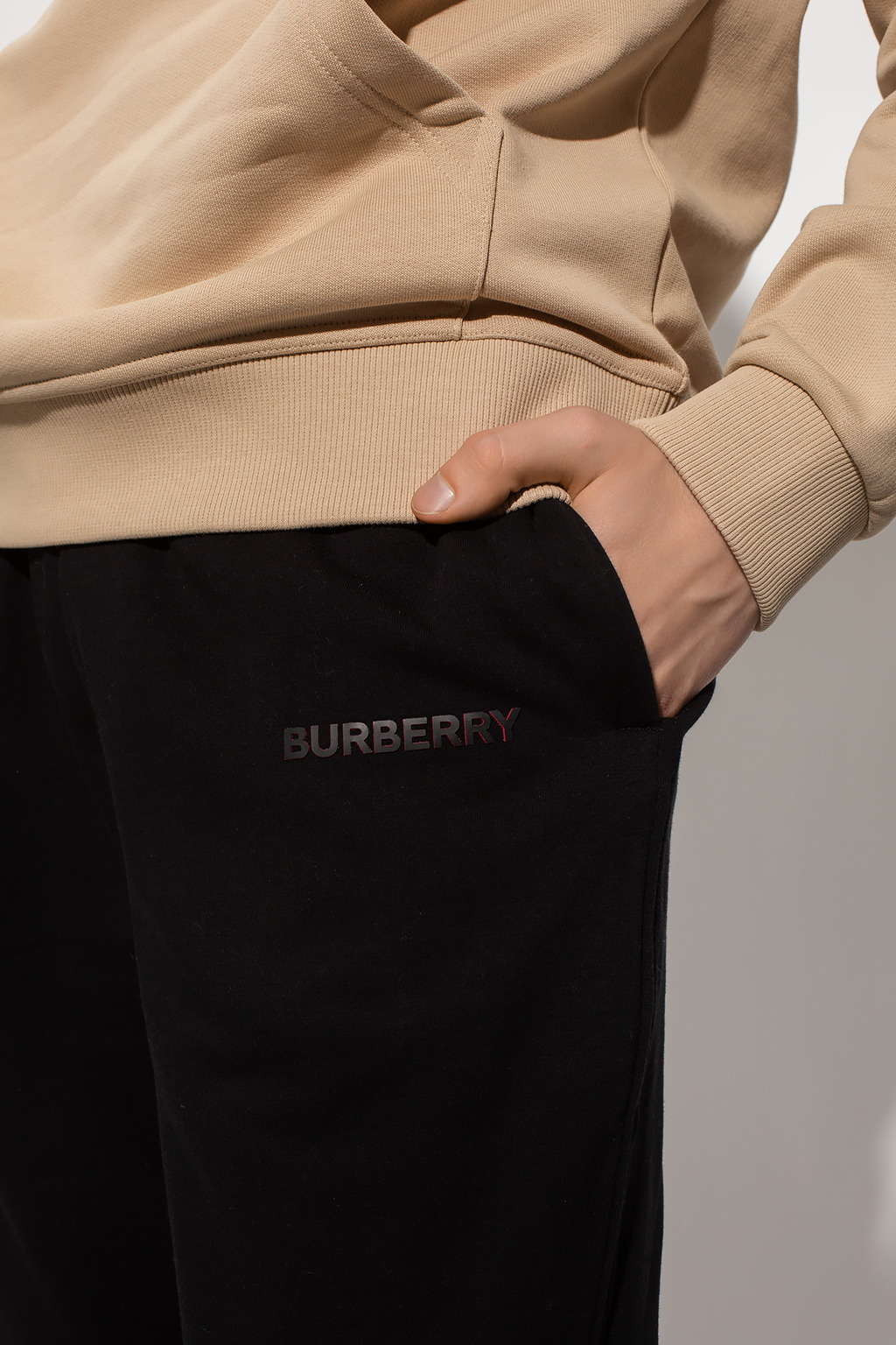 Burberry ‘Milo’ fine-knit trousers