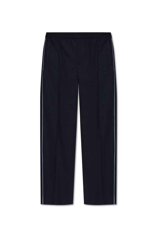 Trousers with sewn-in zippers in the legs, zdjęcie 1 Trousers with sewn-in zippers in the legs od Gucci