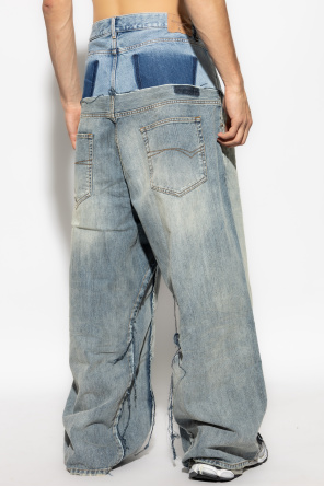 Balenciaga Jeansy z efektem `vintage`