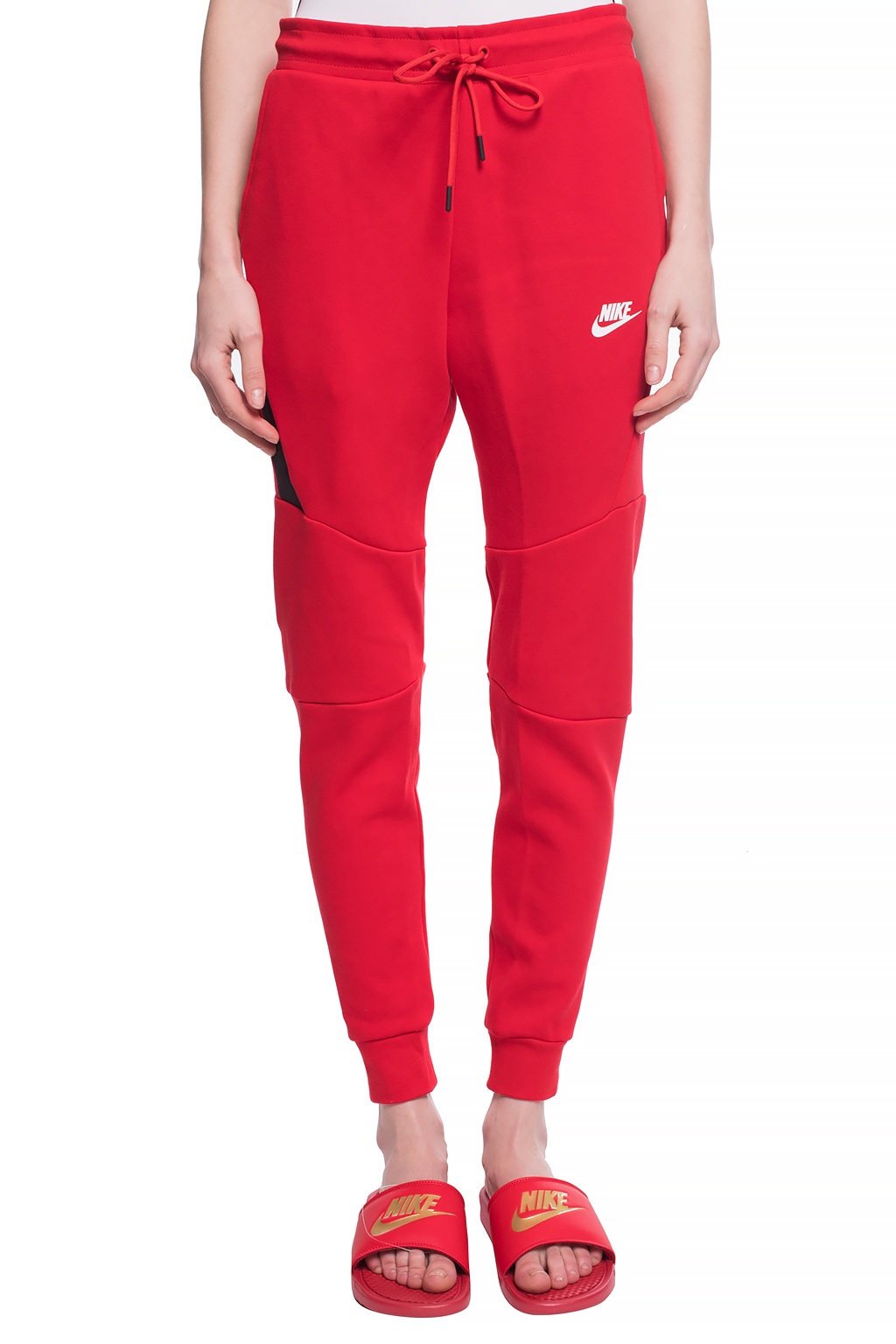 university red nike joggers