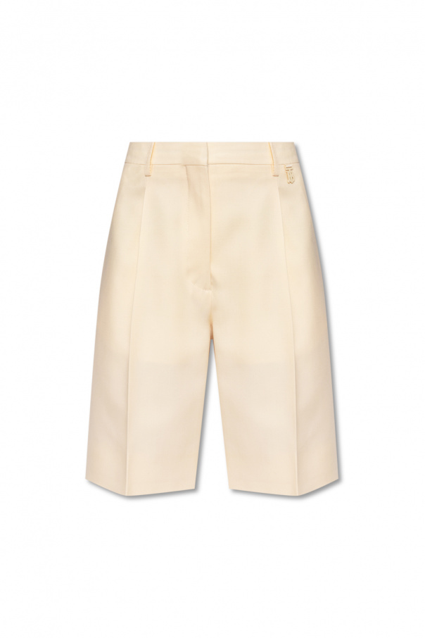 Burberry ‘Lorette’ pleat-front shorts