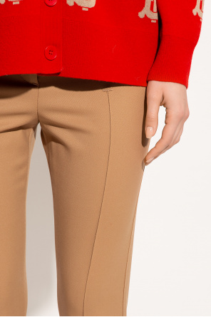 Burberry Fitted wool trousers