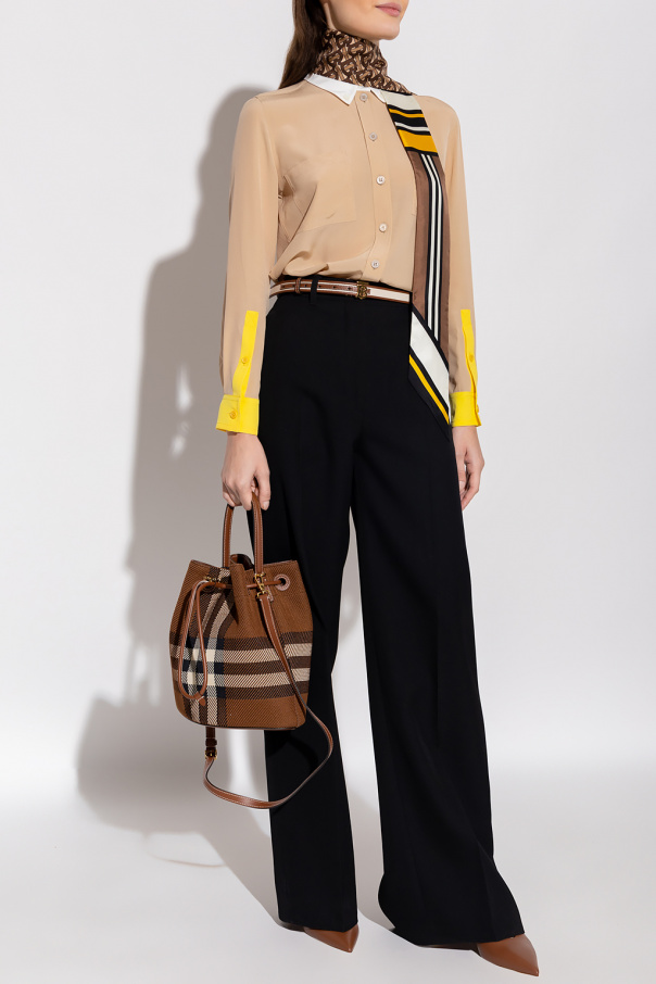 Burberry ‘Jaylie’ wool flared trousers