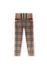 Burberry Kids beige ‘Isabella’ leggings