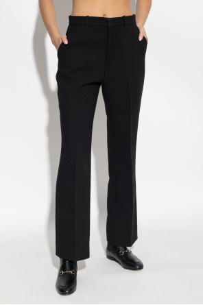 Gucci Wool bell-bottoms