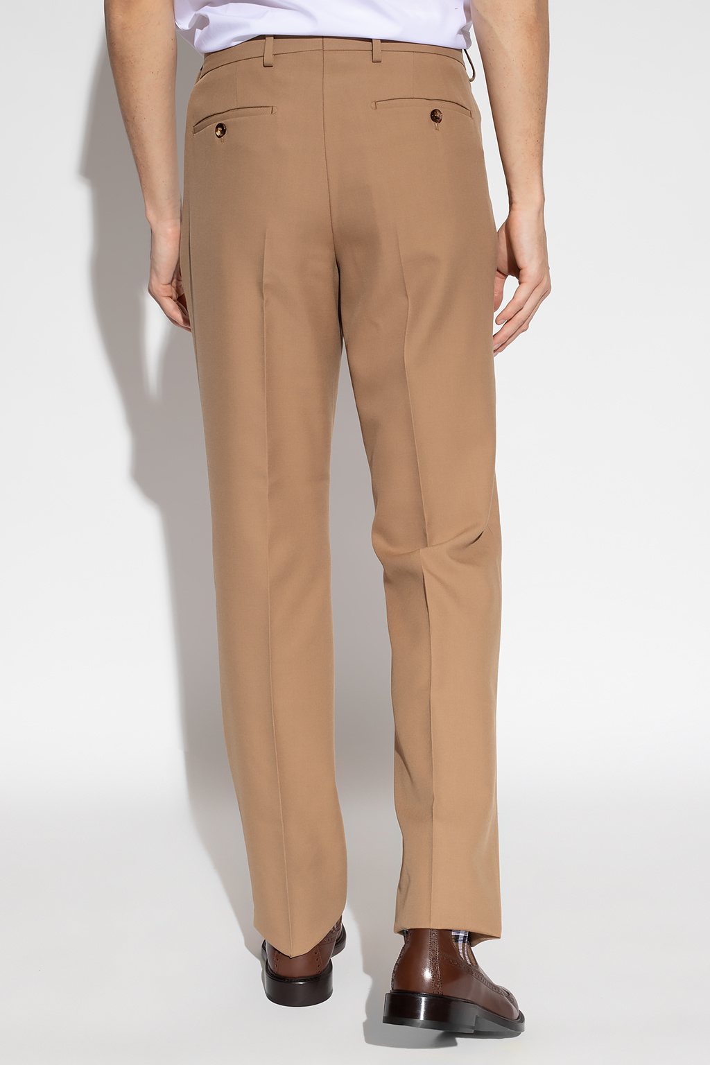 Burberry ‘Clarence’ wool pleat-front trousers