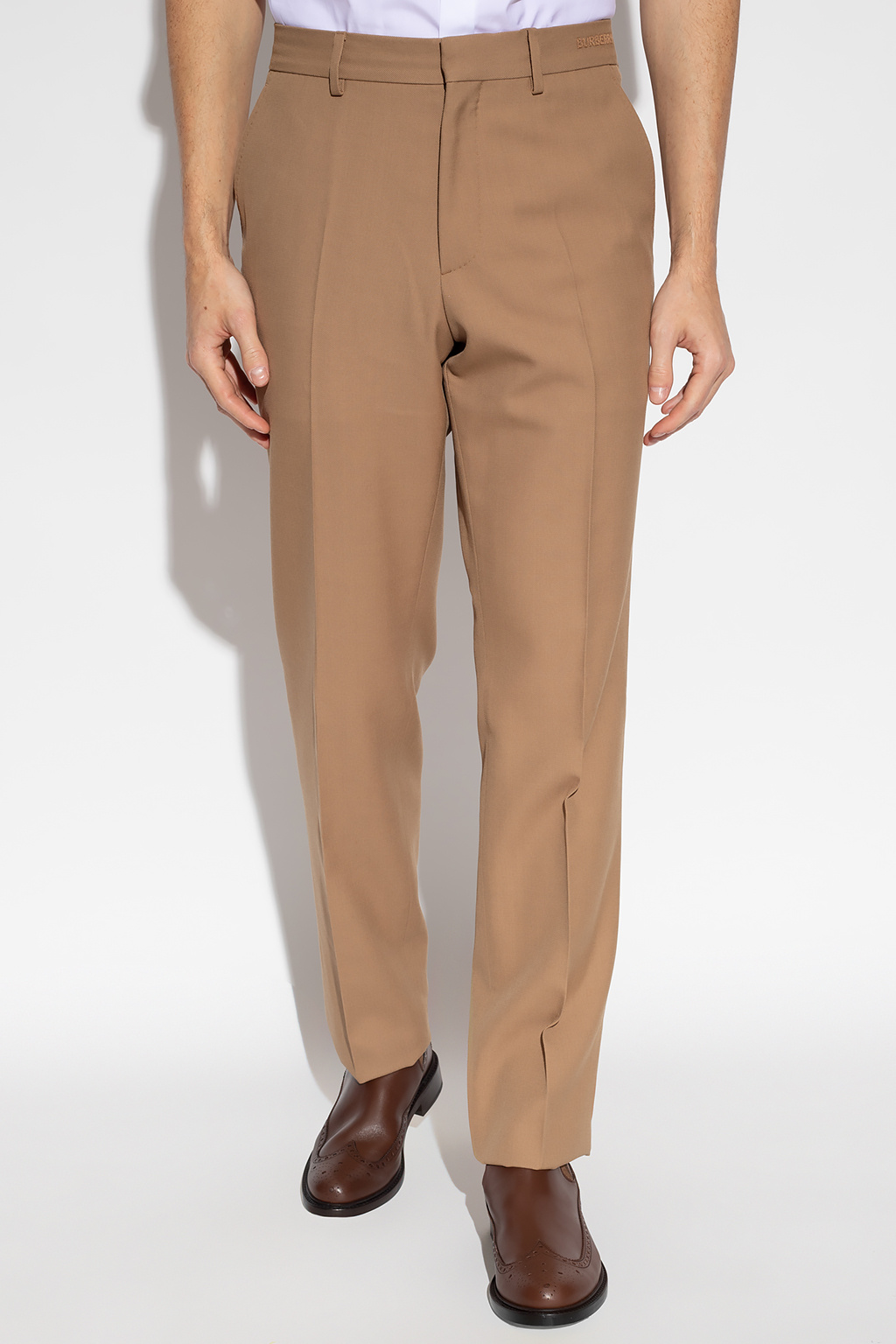 Burberry ‘Clarence’ wool pleat-front trousers