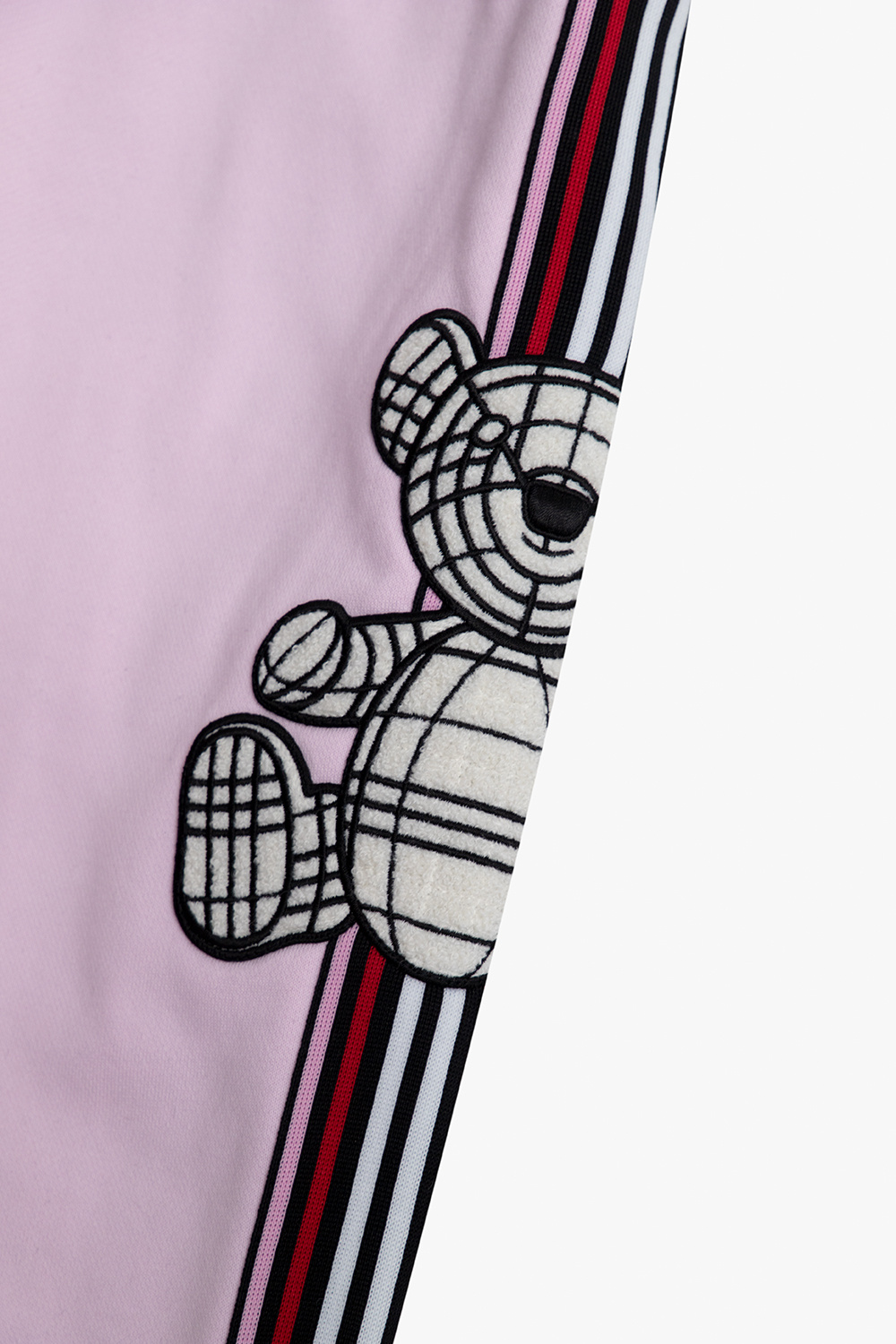 Burberry Kids Sweatpants with teddy patch