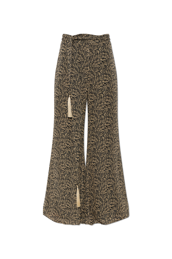 Loose-fit patterned trousers od Zimmermann