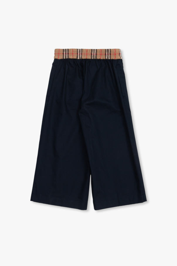 Burberry Kids Trousers with pockets
