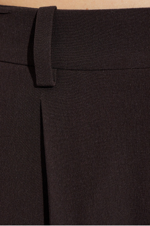 Saint Laurent Silk pleated trousers