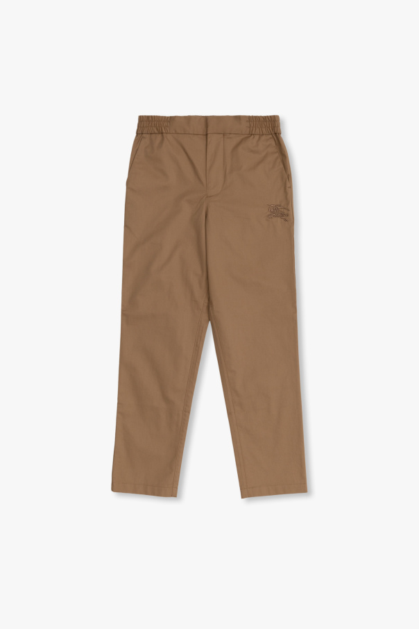 Burberry Kids Trousers Thread with logo