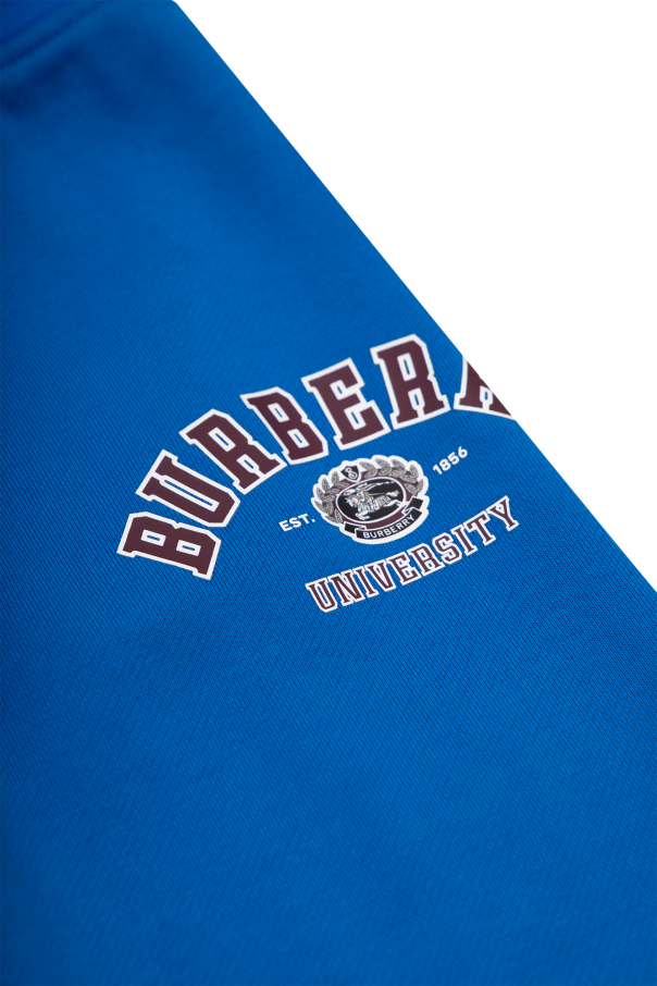 Burberry Kids Burberry Kids logo-patch ribbed-knit scarf