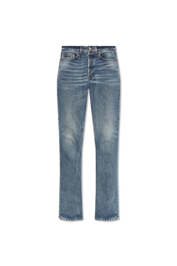 Saint Laurent Jeansy z efektem `vintage`