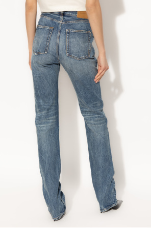 Saint Laurent Jeansy z efektem `vintage`