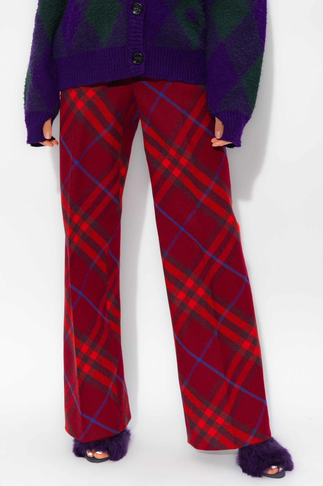 Burberry Checked trousers