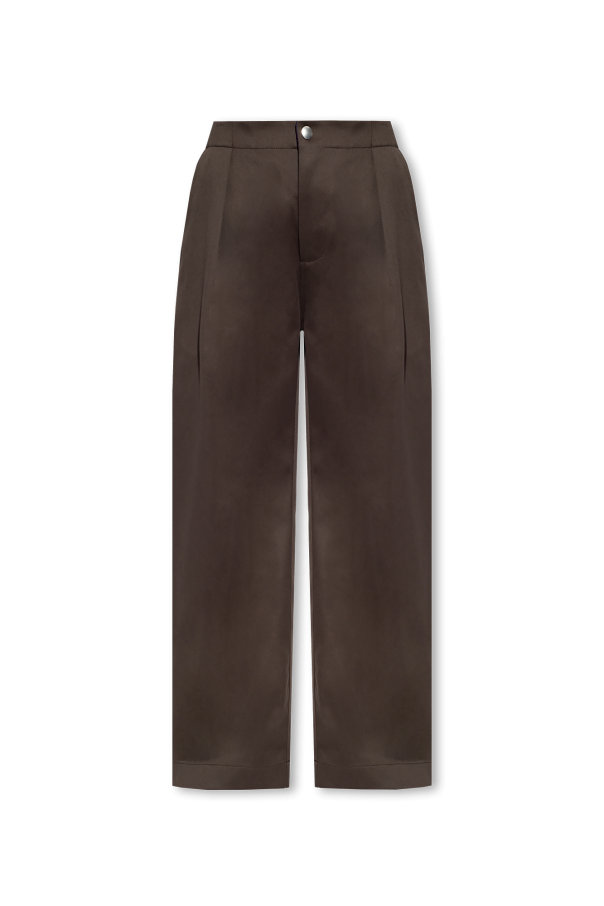 Burberry Bawełniane spodnie