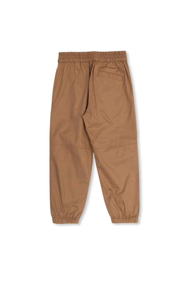 Burberry Kids Cotton trousers
