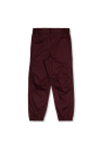 Burberry Kids Cotton trousers with logo