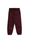 Burberry Kids Cotton trousers with logo