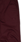 Burberry Kids Cotton trousers with logo