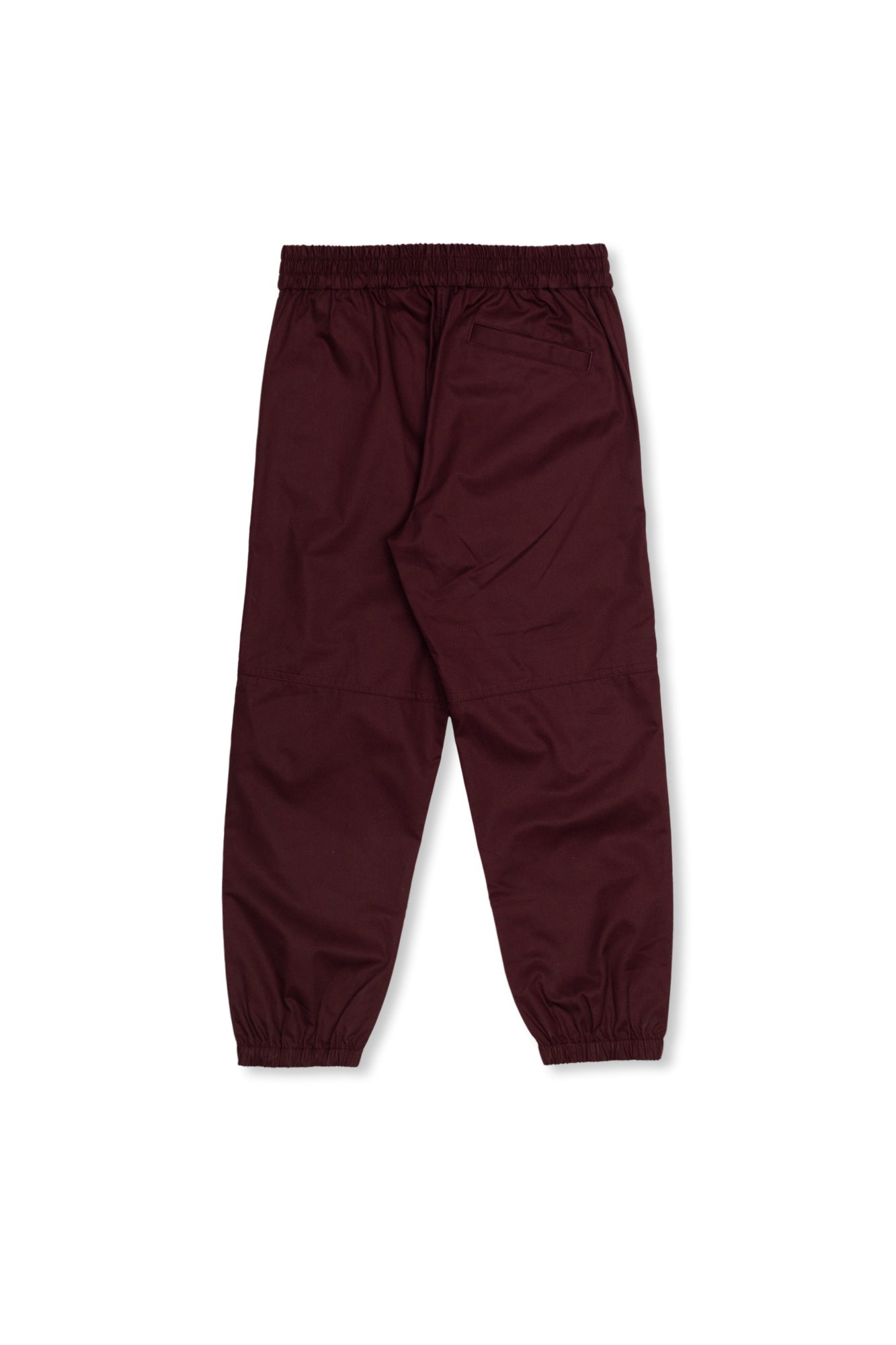 Burberry Kids Cotton trousers with logo