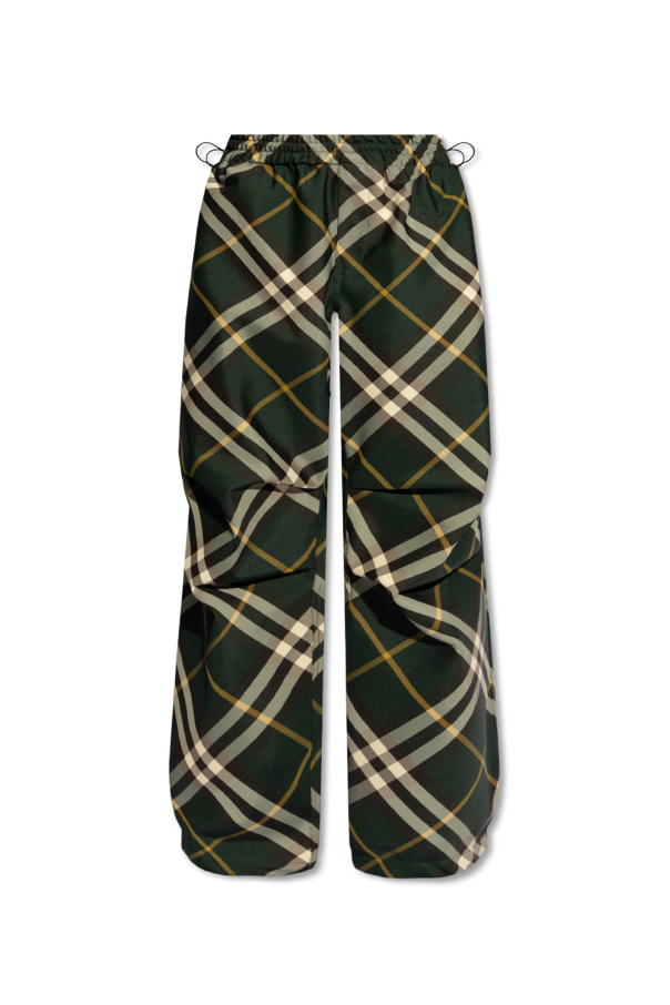Burberry Spodnie ze wzorem