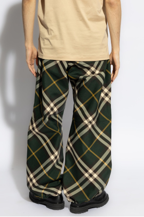 Burberry Patterned trousers