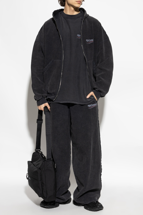 Balenciaga Spodnie dresowe z efektem `vintage`